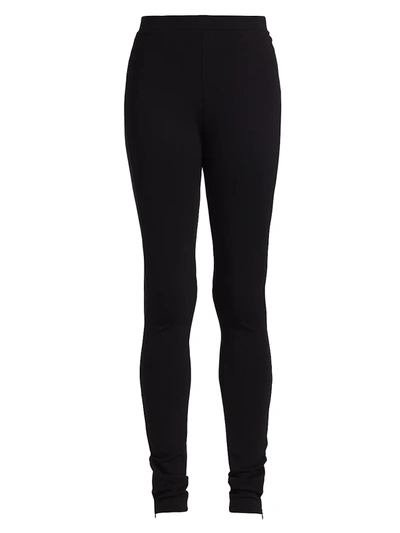 Tot Me Ankle Zip Leggings In Black