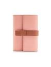 Loewe Small Trifold Flap Leather Wallet In Blossom/tan