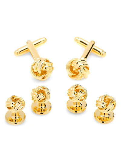 Cufflinks, Inc Ox And Bull Trading Co. 6-piece Gold Knot Stud Set