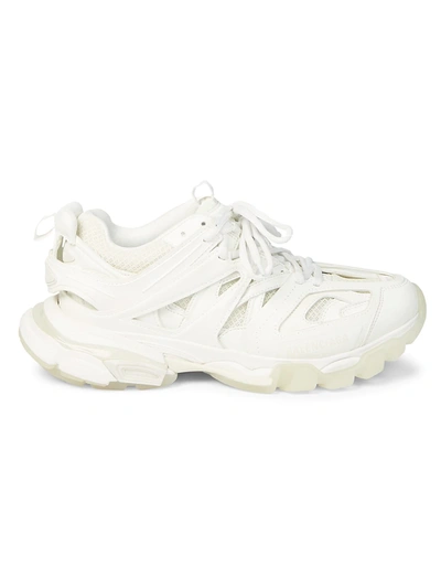 Balenciaga Track Glow-in-the-dark Sneakers In White