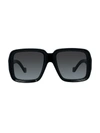 Loewe Women's Paula's Ibiza Geometric Sunglasses, 56mm In Black