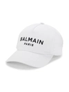 Balmain Embroidered Logo Baseball Cap In White