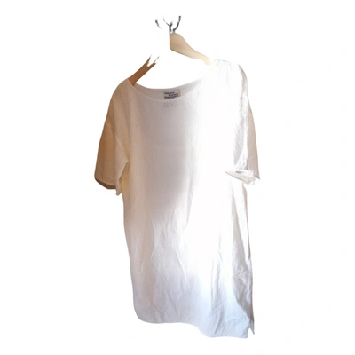 Pre-owned Baum Und Pferdgarten Mid-length Dress In White