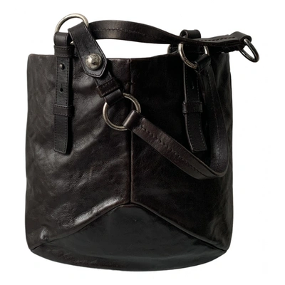 Pre-owned Saint Laurent Tribute Leather Handbag In Brown