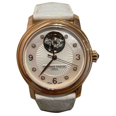 Pre-owned Frederique Constant Watch In Gold
