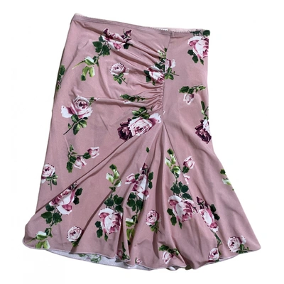 Pre-owned Blumarine Mid-length Skirt In Pink