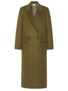 THE ROW JAKA COAT DEEP MOSS GREEN