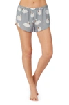 SHADY LADY SATIN PAJAMA SHORTS