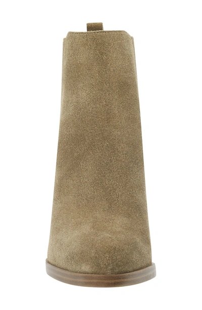Marc Fisher Ltd Alva Bootie In Taupe Suede