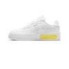 Nike Air Force 1 Fontanka Faux Suede-trimmed Leather Sneakers In White / Summit White-photon Dust