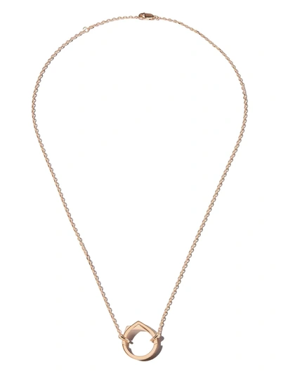 Repossi 18kt Rose Gold Antifer Necklace In Pink