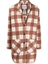 Woolrich "gentry" Coat In Braun