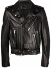 Amiri Lost Boys Vintage Biker Jacket In Schwarz