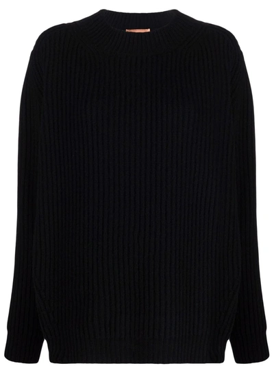 The Andamane Faye Rib-knit Jumper In Black