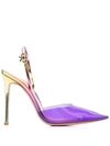 GIANVITO ROSSI RIBBON D-ORSAY POINTED PUMPS