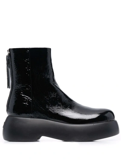 Agl Attilio Giusti Leombruni Platform Ankle Boots In Schwarz