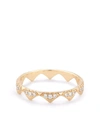 JADE TRAU 18KT YELLOW GOLD CLARA DIAMOND BAND RING