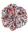 La Doublej Floral-print Silk Scrunchie In Matisse