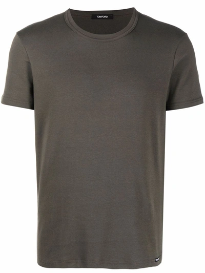 Tom Ford Stretch-fit T-shirt In Green