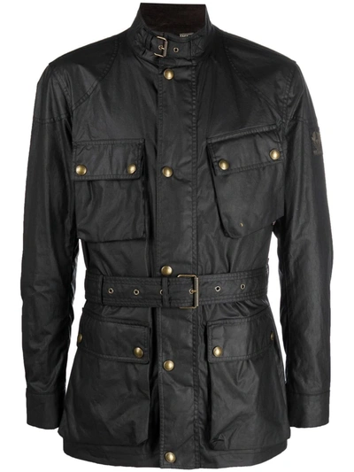 Belstaff Trailmaster Waxed Jacket Black