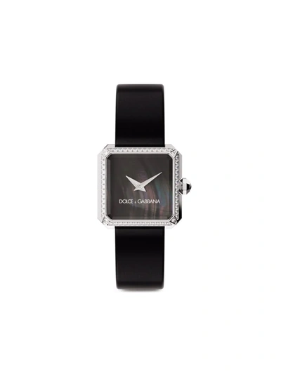 Dolce & Gabbana Sofia 24mm Watch In Black