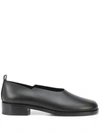 THE ROW SLIP-ON LEATHER LOAFERS