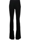 ADAM LIPPES HIGH-WAIST FLARED TROUSERS