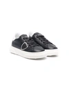 Philippe Model Logo-patch Low Top Sneakers In Black