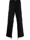 CARHARTT BLACK CARGO TROUSERS