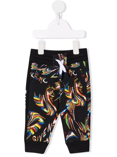 Givenchy Baby's & Little Kid's Glitch-print Joggers In Multicolor