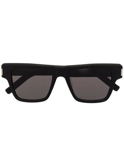 Saint Laurent Square-frame Sunglasses In Schwarz