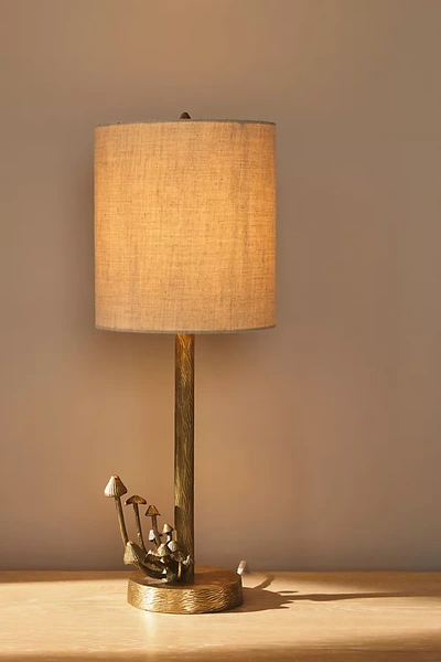 Anthropologie Toadstool Table Lamp In Gold