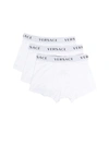 VERSACE TRI-PACK BOXER SHORTS,AU04321.AC00058 A9A1 WHITE WHITE WHITE