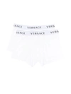 VERSACE BI-PACK BOXER SHORTS,AU04021.AC00058 A94Z WHITE WHITE