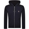 Paul Smith Ps By  Full Zip Hoodie Navy In Navy
