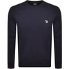 Paul Smith Crew Neck Knit Jumper Navy In Navy