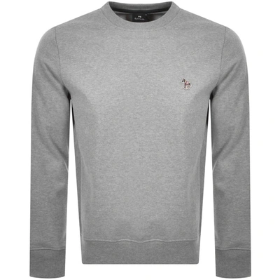 Paul Smith Zebra Logo Sweatshirt In Grey