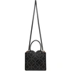 ALAÏA BLACK MACRO ARABESQUE GARANCE 20 BAG