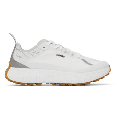 Norda White ' 001' Sneakers In White Dyneema / Gum