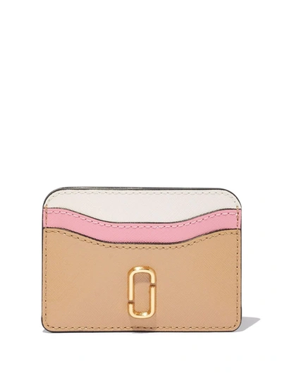 Marc Jacobs The Snapshot Leather Cardholder In Cloud