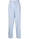 Blanca Vita Passiflora Tailored Trousers In Blau