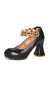 STELLA MCCARTNEY GROOVE CHAIN PUMPS,STELA21793