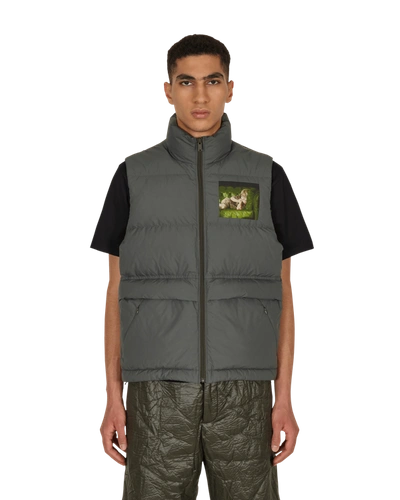 Undercover Markus Åkesson Vest In Gray Khaki