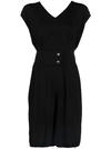 Rick Owens Arrowhead Dress In Black Synthetic Fibers In Black
