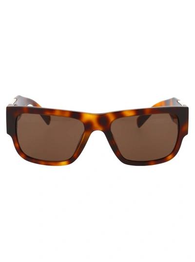 Versace Ve4406 Havana Sunglasses In Brown