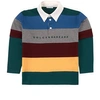 Dolce & Gabbana Colour-block Layered Polo Shirt In Blue