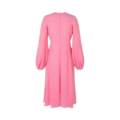 Stine Goya Rosen Dress Pink Crinkle Tencel | ModeSens