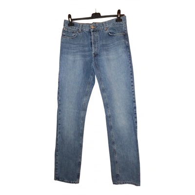 Pre-owned John Richmond Straight Jeans In Blue