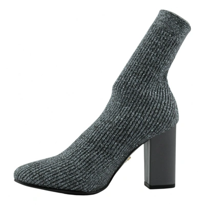 Pre-owned Le Silla Cloth Ankle Boots In Grey