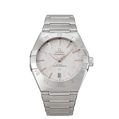 Pre-owned Omega Constellation Watch In Grey